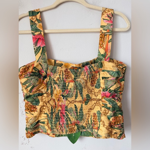 FARM RIO FLORAL TOP - Picture 8 of 12